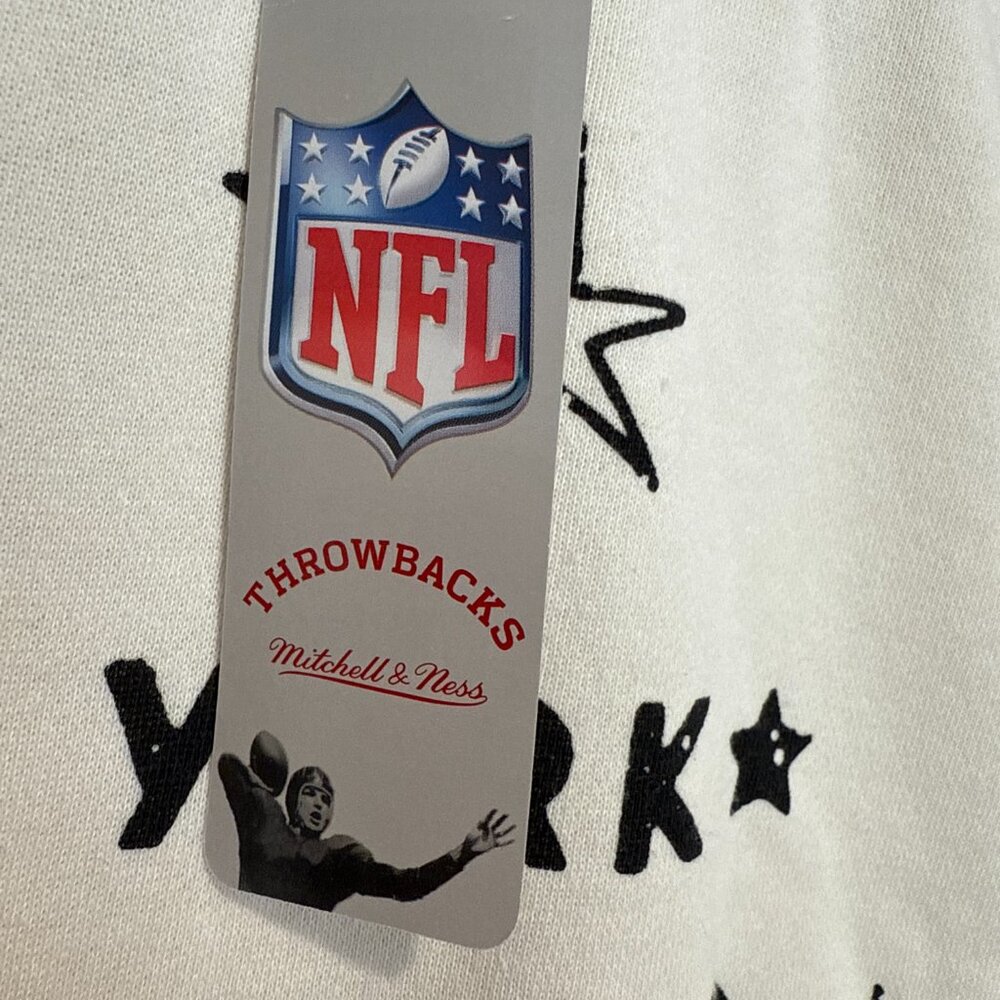 Mitchell & Ness New York Jets Throwbacks Logo Sweatshirt Womens XL 60s NEW‎ NWT - Picture 5 of 10